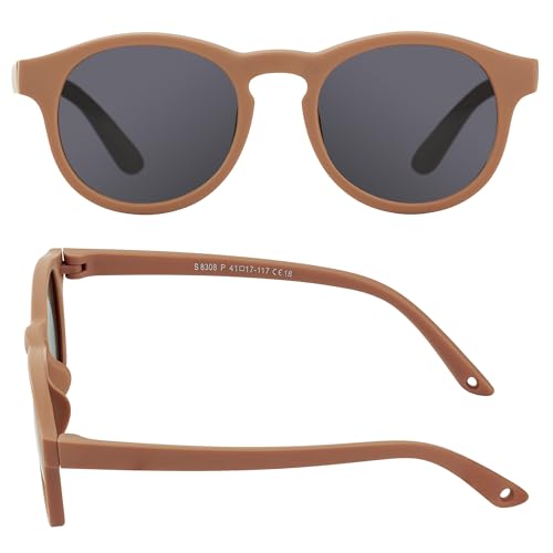 Baby Sunglasses with Strap Polarized Flexible UV400 for Infant Toddler Boys Girls Age 0-24 Months4