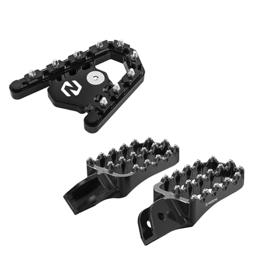 Plaque pointe pour R 1250 GS évitant les glissements de botte