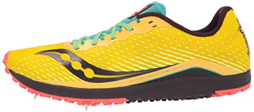 Saucony Kilkenny Xc 8 Cross Country Tênis de corrida feminino, Mutante amarelo, 9.5