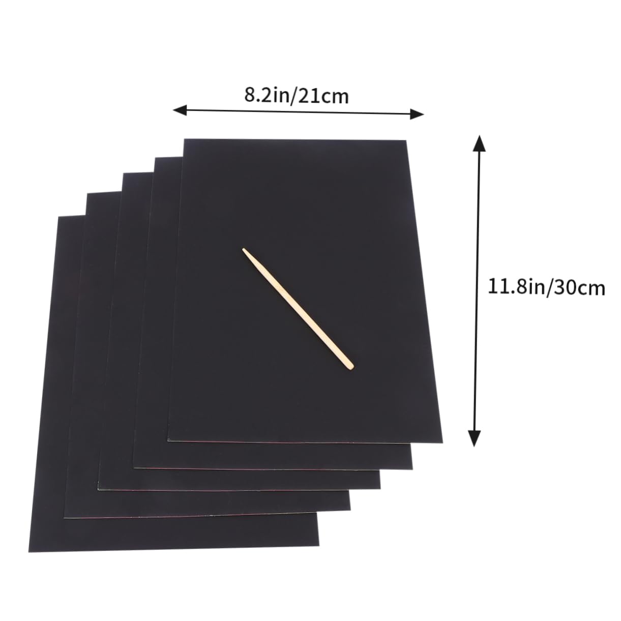 JOINPAYA 10pcs Dazzling Scratch Drawing Papers for Boys and Girls Art Safe Scratch Painting Sheets for Home Nursery