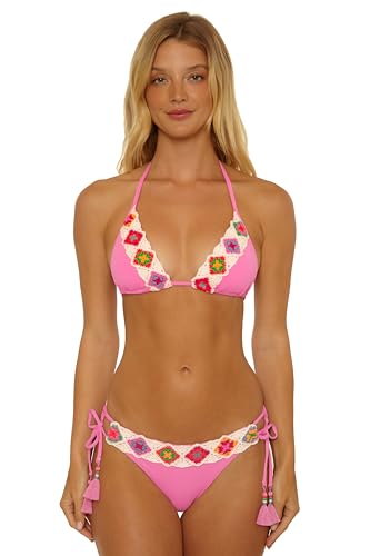 Women's Standard 1969 Triangle Bikini Top, Adjustable, Tie Back, Swimwear Separates4