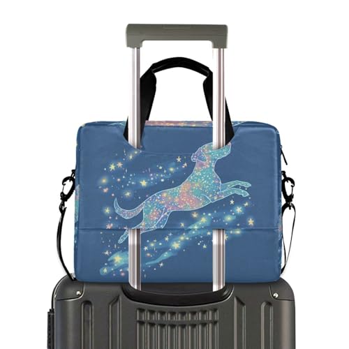 Maletín para portátil y tablet 15.6" estilo kawaii azul miniatura 4