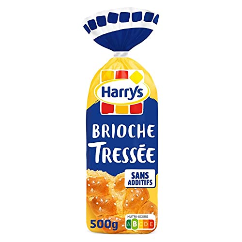 HARRYS - Brioche Tressée À La Main Sans Additifs 500G - le Lot De 4
