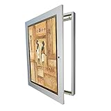  MASALU Tapa Contador Cuadro de luz Moldura c/cuelga Llaves 1 Puerta,m/ext 55 Alto x40 Ancho x5\'7 cms. (Blanco)