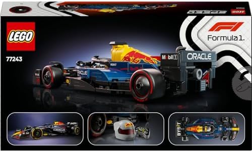 LEGO Speed Champions Oracle Red Bull Racing RB20 F1 Yarış Arabası 77243 – Yetişkinler için Koleksiyonluk Sürücü Minifigürü ve Orijinal Detaylar İçeren Koleksiyonluk Model Yapım Seti (251 Parça) - Görsel 4
