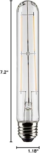 Miniatura 2 de Satco Bombilla LED E26 de 8 W, 2700 K, clasificación de 15000 horas, regulable