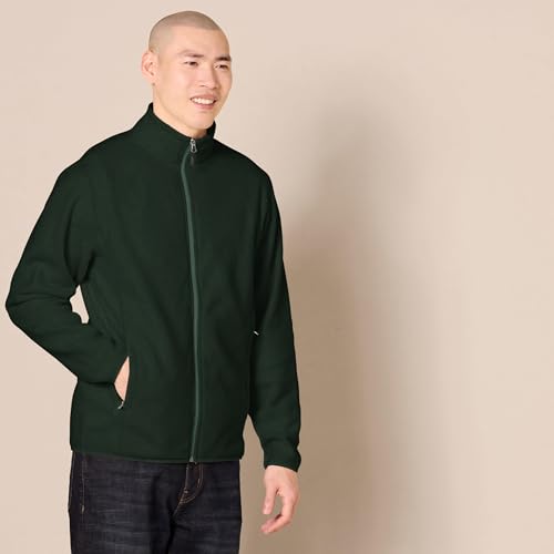 Image of Amazon Essentials Men's Full-Zip Polar Fleece Jacket, Warm, Soft with Zippered Pockets for Cold Outdoor Weather (Available in Big & Tall)