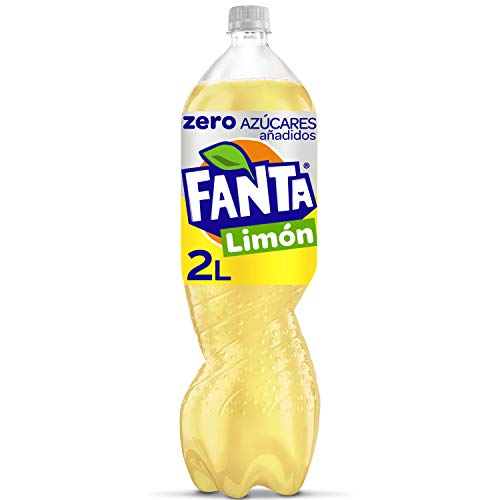 Fanta Zero Azúcares Refresco de Limón, 2L