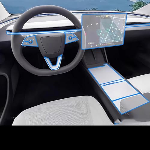 Film de navigation GPS de voiture avec écran LCD en TPU Tesla Model 3