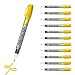 Markal Pro-Line HP High Performance Liquid Paint Marker with 1/8" Bullet Tip, Yellow (Pack of 12)