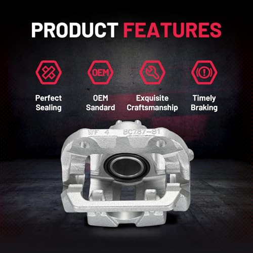 Image of BDFHYK 19-B2928A 19-B2929A Rear Disc Brake Caliper Assembly Compatible with Honda Ridgeline 2006 2007 2008 2009 2010 2011 2012 2013 2014 3.5L V6, GAS 2pcs