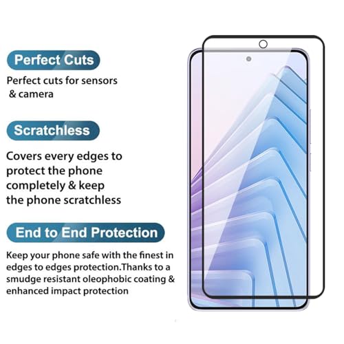 Image of POPIO Military-Grade Gorilla Tempered Glass for Redmi Note 14 5G | 9H Hardness, Edge-to-Edge, Bubble-Free