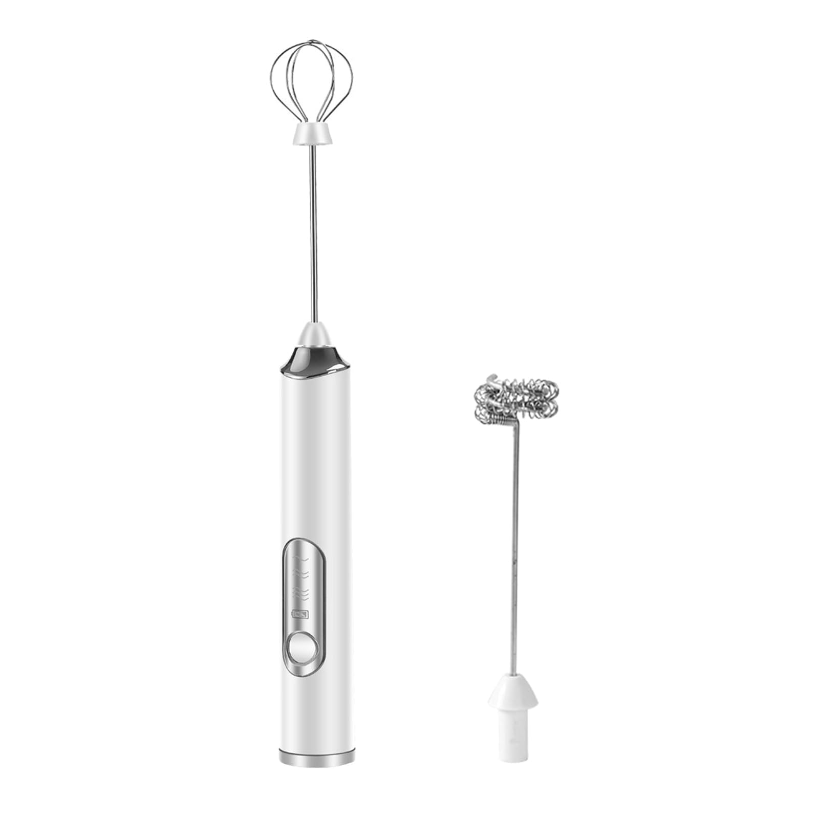 CAZSTYK Handheld Electric Foam Maker Waterproof Whisk Drink Mixer Foamer Stainless Steel for Lattes Cappuccino Drink Mixer Home Coffee Frother Electric Whisk