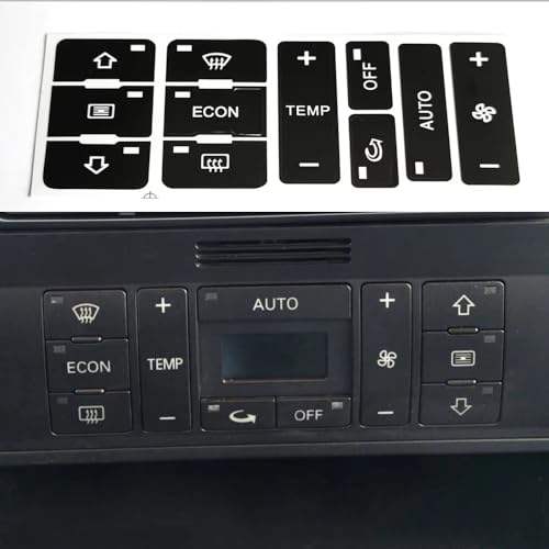 Autocollant bouton climatisation Audi A3 abîmé - 6