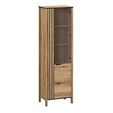 Rangement fonctionnel – Deux armoires avec étagères intérieures pour exposer ou ranger vos objets