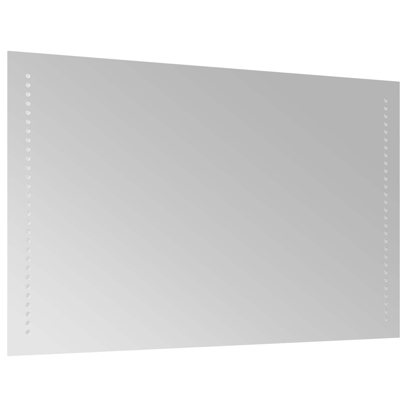 SYDE Lustro łazienkowe LED przezroczyste 80 x 50 cm szkło hartowane