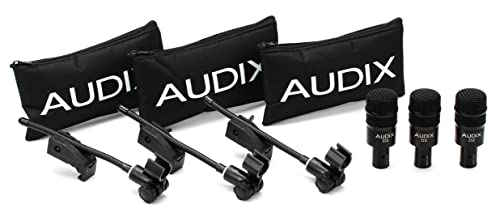 Audix D2 Trio 3-Piece Drum Microphone Package avec pinces de fixation DVICE intégrées - 2