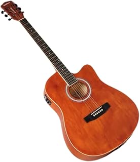 Violão waldman dce-41 dnb aço elétrico com afinador