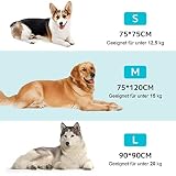 OKYUK Hundebetten Hundekissen - Sofaschutz, handgefertigtes Hundebett waschbar, hundekissen，Couchkissen, Hundematte Flauschiges Hundebett für große, mittelgroße & kleine (Grauschwarz,75 ×75cm)