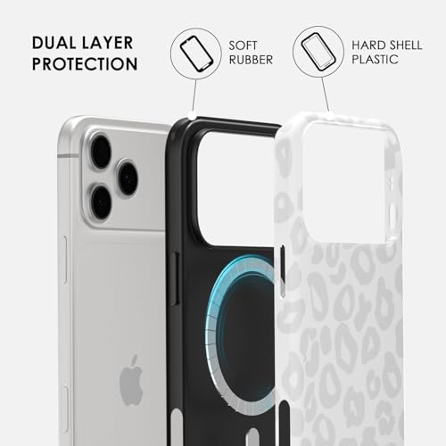 Coque iPhone 17 Pro antichoc motif léopard mignon et design rétro chic - 3