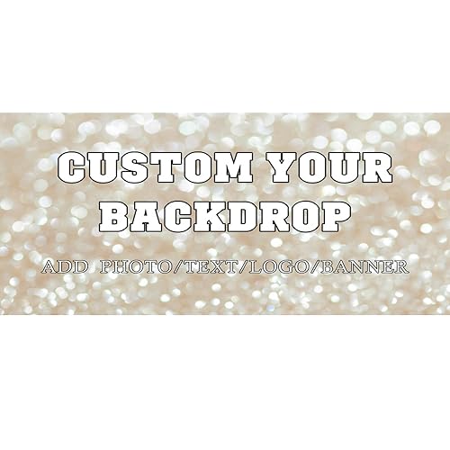 Leowefowa 20x10ft Personalized Customized Backdrop Custom Image to Creat Your Own Backdrop with Picture Personalized Vinyl Background for Bridal Baby Shower Birthday Wedding Party Decor
