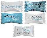 Party Sweets Always & Forever Buttermints by Hospitality Mints, Appx 300 mints, 7-Ounce Bags (Pack of 6)