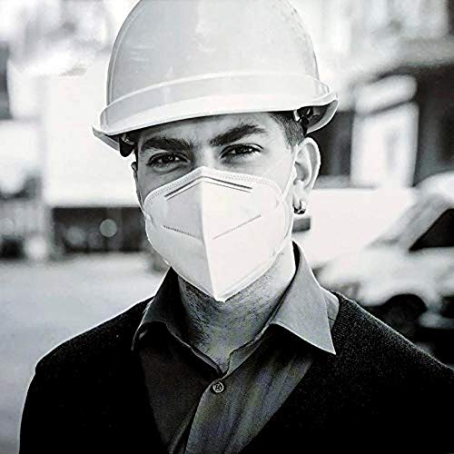 Vogueyouth Pacote com 20 3 camadas descartáveis M_Ask-_Ns Anti Poeira, Respirável, Sanitário M_Ask-_