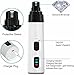 EZGHAR Silent Groom Pro, 2024 Premium Silent Grind Pro Dog Nail Trimmer, Rechargeable Micro Precision Electric Dog Nail Clippers for Grooming, Pet Nail Grinder Quiet for Dogs (1PC+1 Replacement Head)