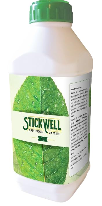 SUNFIELD Agro Stickwell - Silicon Based Spreader - Performs 5 Roles as Spreader, Sticker, Activator, Penetrator and Balancer – Non Ionic Adjuvant - 500ml Pack | Silicon Based, 5-in-1 Action, Non-Ionic Formula, Spreader & Penetrator, Crop Spray Enhancer-image-12