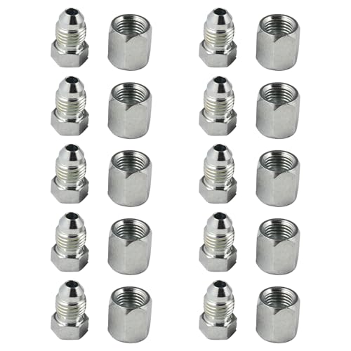 Image of 10PCS JIC-04 Cap and Plug Set 1 /4 inch 0304-C-04 2408-04 Compatible with 7 /16-20 Thread