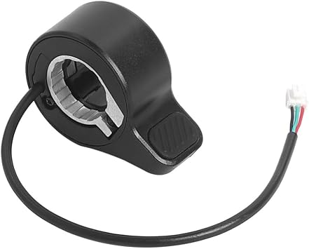 Electric Scooter Finger Thumb Throttle Accelerator ABS Replacement Part Compatible for Lite for 2nd Gen E-Scooter Accessory for Precise Speed Control and Comfortable Handling Black