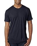 Next Level 6010 Men's Tri-Blend Crew Tee-Vintage Navy, Large