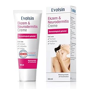VERGLEICHSIEGER: Evolsin® Ekzem & Neurodermitis Creme I OHNE KORTISON I Auch für Babies & Kleinkinder I Mindert Juckreiz…