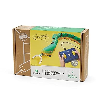 KiwiCo - Remote Controlled Snake Robot | DIY Robotics Engineering Building Kit | Science Exploration Activity & RC Learning Toy & Gift for Kids Ages 9+