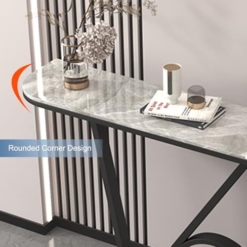Mesa de sofá estilizada y mesa de pasillo estrecha para decoración interior 6
