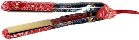 Herstyler Tattoo Ceramic Hair Straightener, Red