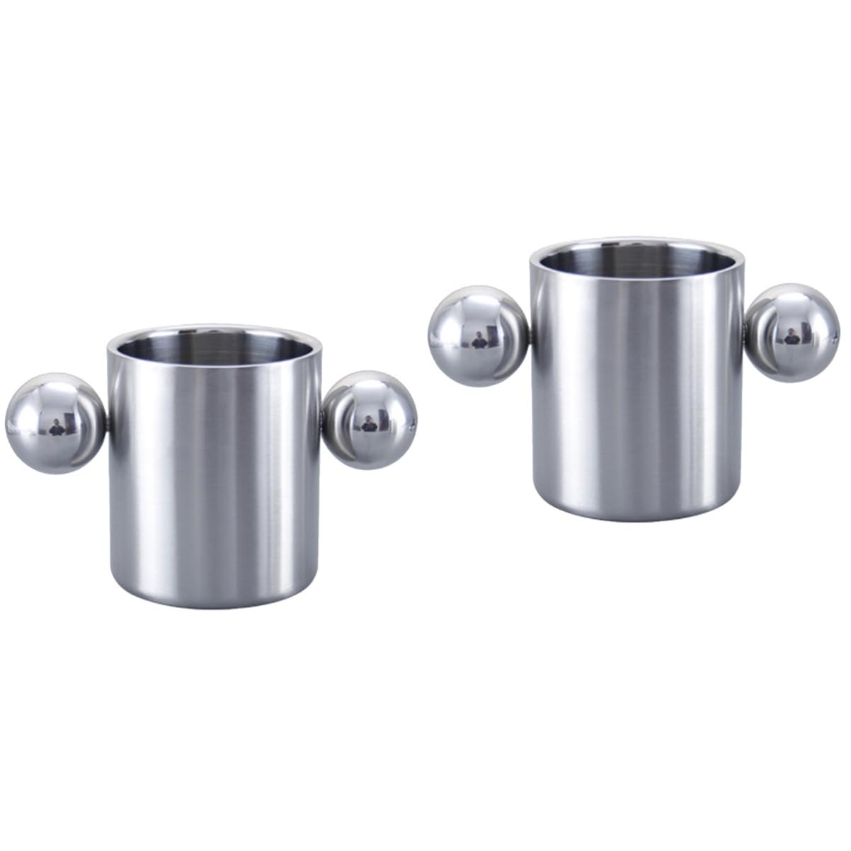 Hemobllo 2 Pièces Tasse de Camping Acier Inoxydable avec Mug Étanche Portable pour Randonnée pour Boissons