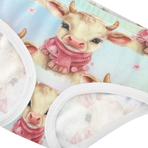 Pattern Girls Underwear Toddler 2t Cotton Panties for Girl Cute Cow Underpants Briefs4