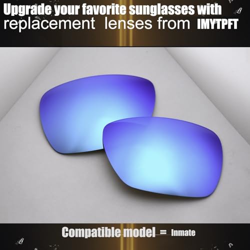 Verres polarisés Oakleys Inmate bleus anti-reflets pour une vision nette - 3