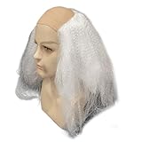 Perücken Cosplay Glatze Haarige Kopfbedeckung Glatzkopf für Rollenspiele Kostümpartys Lustiger Hutverkäufer Thema Streich