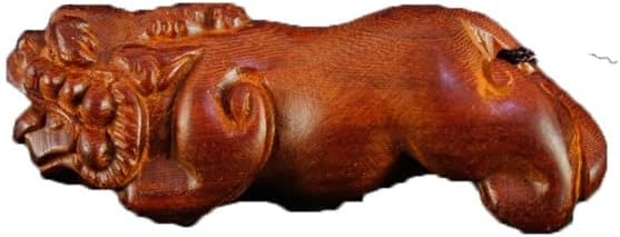 Mascot Wooden Crafts Wood Carving Art Wood Decoration Artwork 科特迪瓦紫檀木貔貅雕刻手把件礼品 科檀小把件挂件(科檀貔貅挂件)