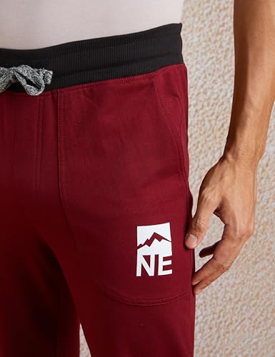 Image of Amazon Brand - Symbol Men's Cotton Rich Strechable Knit Terry Track Pants - Regular Fit