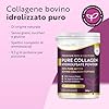 Nutravita Polvere di Collagene 500g - Peptidi di Collagene Idrolizzato Tipo 1-50 Porzioni - Integratore di Colageno Bovino con 8 Aminoacidi - Non Aromatizzato - Collagene da Bere