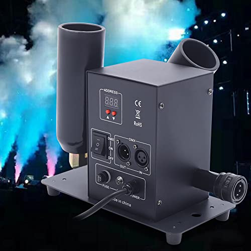 CO2 Stage Fog Smoke Machine,Double-Pipe CO2 Air Column Machine Cannon Fogger Machine Smoker CO2 Jet Machine for Stage Show Fog Effects AC 110V