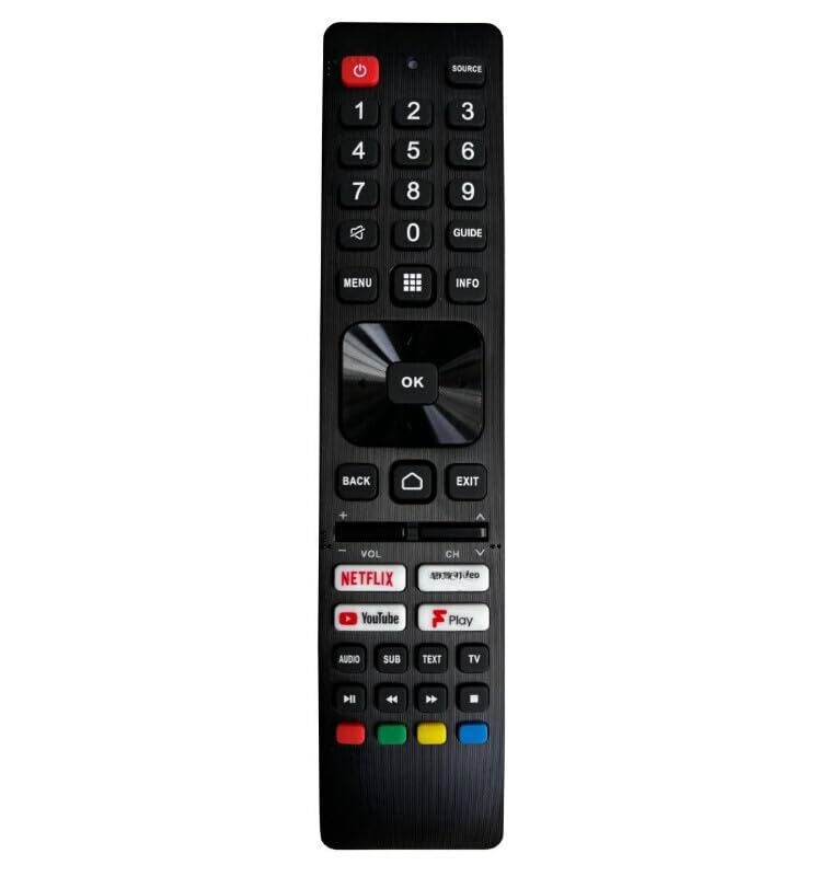 XINFUTE SHW/RMC/0137N Remote Control Compatible with Sharp Aquos Smart Android TV T-C32FH2KF2AB