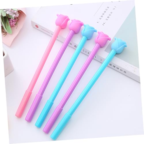 Lurrose 12pcs bolígrafos de gel punta fina 0.5mm miniatura 4