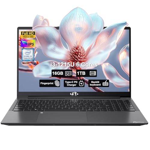 NIMO 15.6C` IPS FHD-rWlXbvgbvAIntel 6 Core i3-1215U 16GB RAM 1TB SSD (Beat i5-1135G7Aő4.4GHz) m[gp\R wobNCgtL[{[ht 65W T
