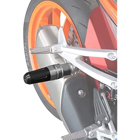 HAONEL Universal Rear Frame Sliders CNC Aluminum Compatible with Z900 Z650 Z900RS Ninja 400 650 1000 ZX10R ZX6R ZX12R Z800 Z750 Z125 Z400 Z300 Motorcycle Fairing Protection Crash Pad Cover