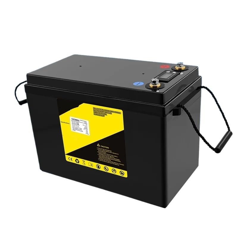 Batteria a ciclo profondo Batteria LiFePO4 12V 300Ah 200Ah 100Ah 120Ah 150Ah Camper Batteria for carrello da golf impermeabile Fuoristrada Off-grid Energia solare(12.8V300Ah(LCD))