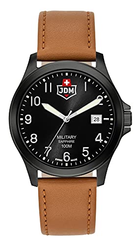 Montre Suisse Jacques Du Manoir Hommes JDM-WG001-04 : Le Cadeau Idéal avec Bracelet en Cuir